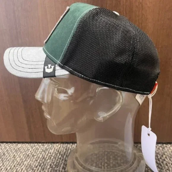 Goorin Farm Trucker Baseball Snapback Hat Tight Pigeon Bird Bro I Love You Green